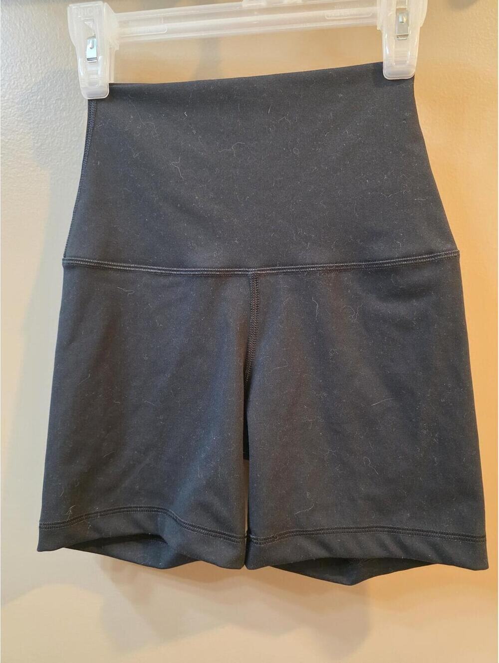 Yogalicious Biker Shorts Black Womens XS